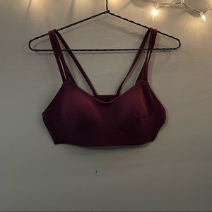 Lululemon cross back purple sports bra